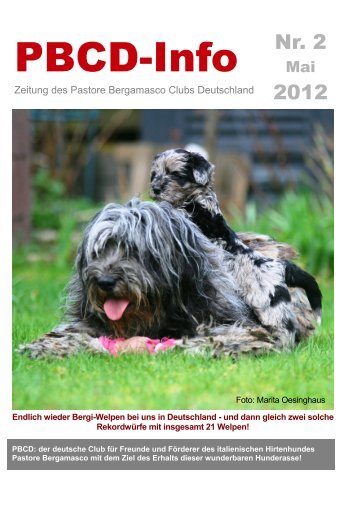 programm - Pastore-Bergamasco