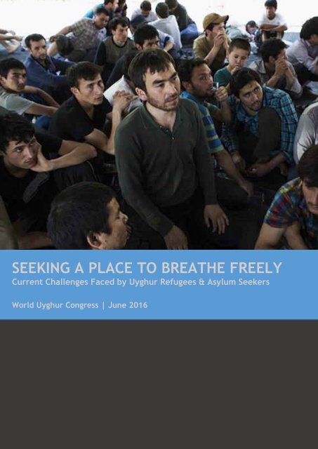 SEEKING A PLACE TO BREATHE FREELY