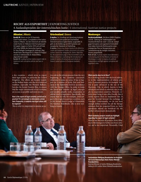 CERCLE DIPLOMATIQUE - issue 02/2016