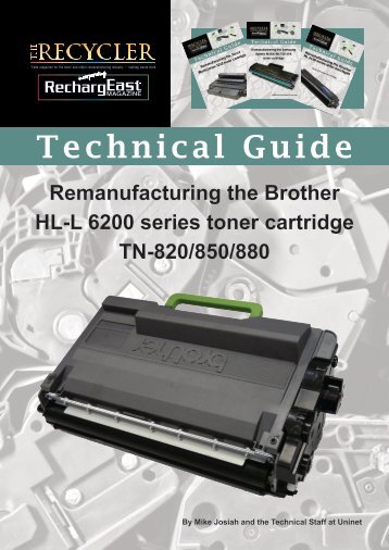 TG - Brother  HL-L 6200 series toner cartridge TN-820:850:880