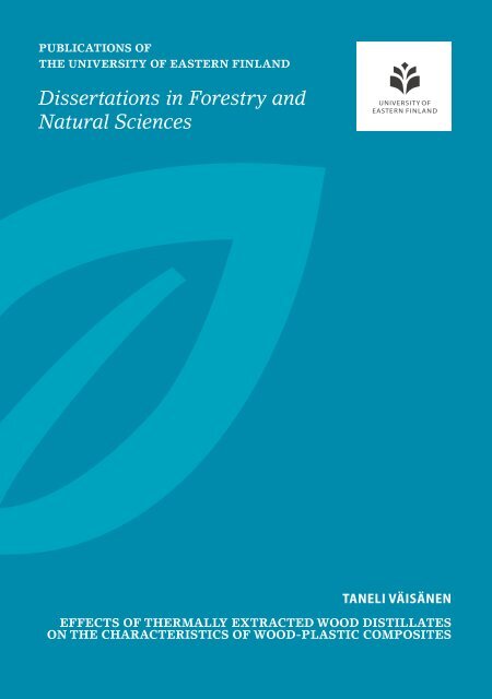 Dissertations in Forestry and Natural Sciences