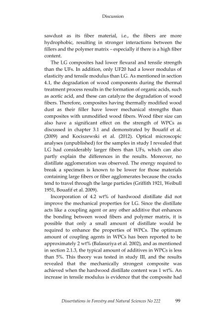 Dissertations in Forestry and Natural Sciences