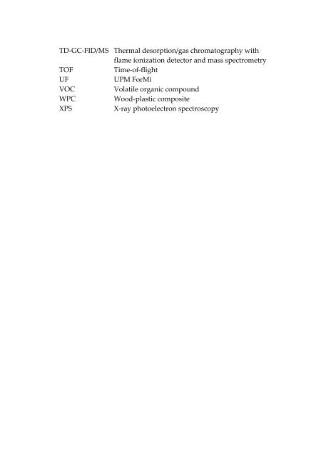 Dissertations in Forestry and Natural Sciences