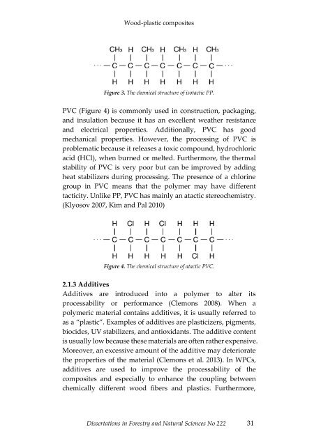 Dissertations in Forestry and Natural Sciences