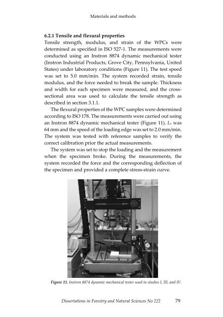 Dissertations in Forestry and Natural Sciences