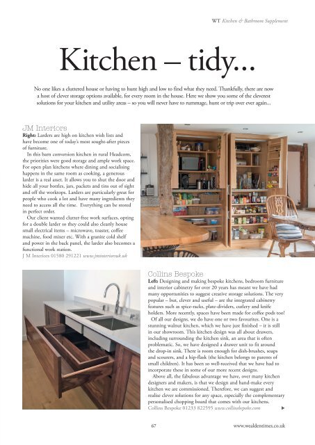 Surrey Homes | SH20 | June 2016 | Kitchen & Bathroom supplement inside