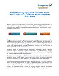 Global Mortuary Equipment Market to Reach US$0.3 bn by 2023