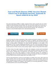 Foot and Mouth Disease (FMD) Vaccines Market Forecast