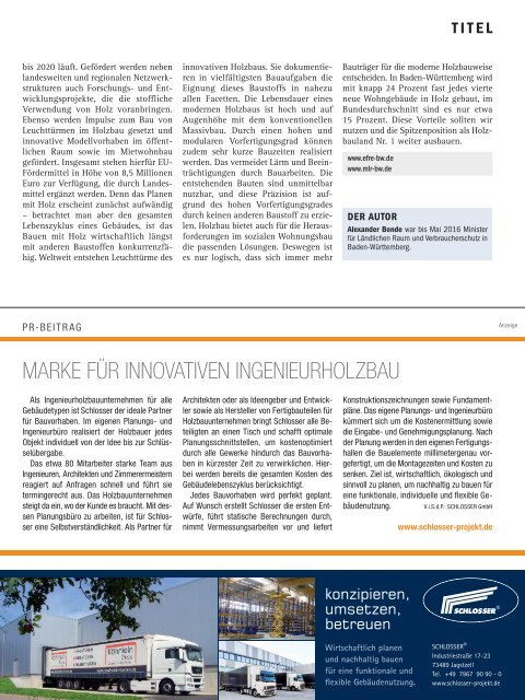 Holzwirtschaft | w.news 06.2016