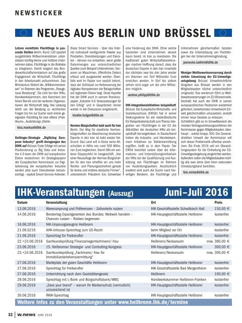 Holzwirtschaft | w.news 06.2016