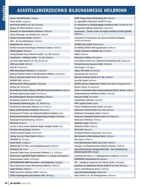 Holzwirtschaft | w.news 06.2016