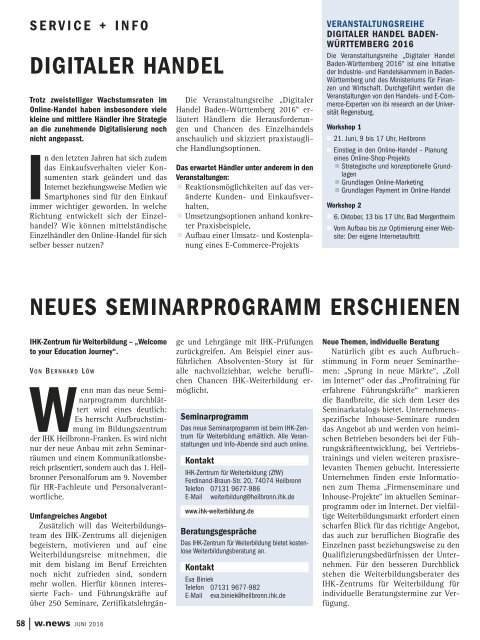 Holzwirtschaft | w.news 06.2016