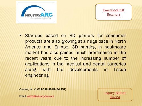 Consumer 3D Printing Market: North America and Europe are expected to witness fast growth