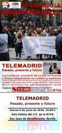 Telemadrid. Pasado, presente y futuro.Defendiendo la Radiotelevisión Pública