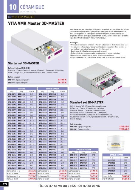 Catalogue de vente laboratoire