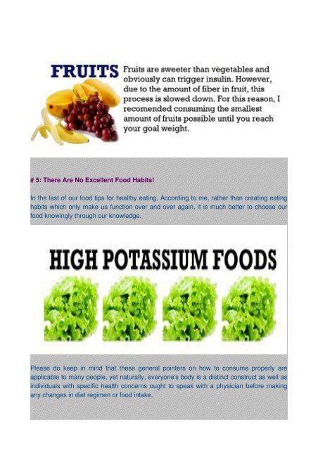 How can I Improve My diet plan ?