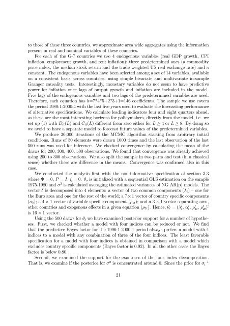 PANEL INDEX VAR MODELS: SPECIFICATION, ESTIMATION - Ivie