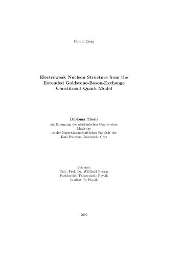 Electroweak Nucleon Structure from the Extended Goldstone-Boson ...