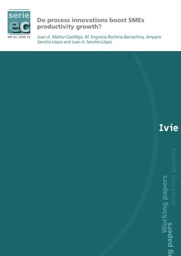 firm productivity and process innovation: a non-parametric ... - Ivie