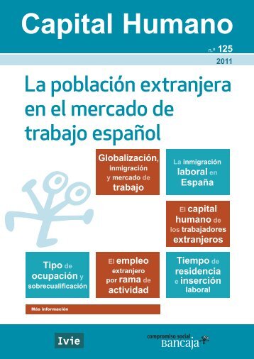 La poblaciÃƒÂ³n extranjera en el mercado de trabajo espaÃƒÂ±ol