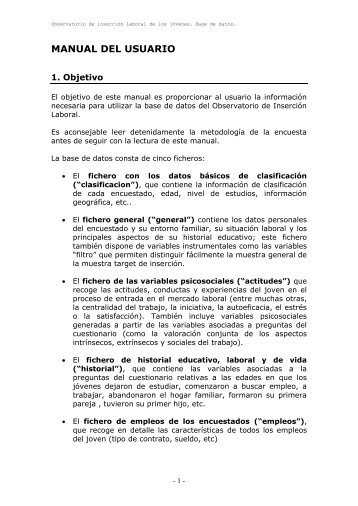 MANUAL DEL USUARIO - Ivie