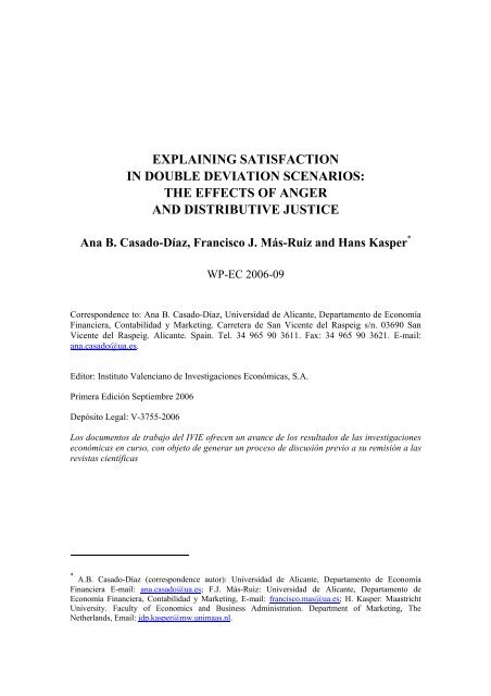 explaining satisfaction in double deviation scenarios - ResearchGate