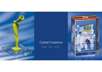 Crystal Creations Brochure 2016