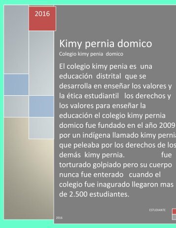 kimy sociedad