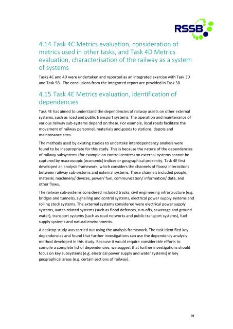 Tomorrow's Railway and Climate Change Adaptation Final Report