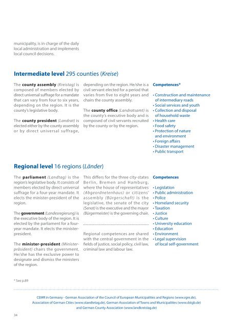 Local and Regional Governments in Europe