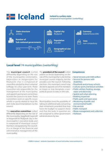 Local and Regional Governments in Europe