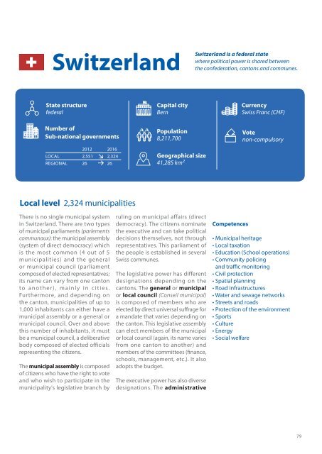 Local and Regional Governments in Europe