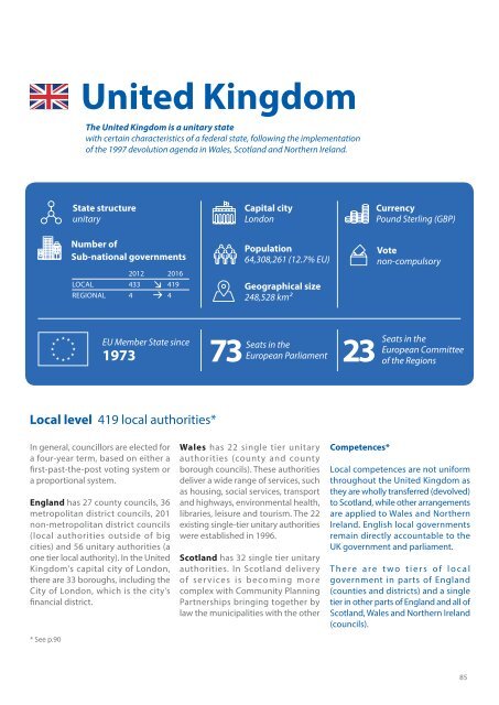 Local and Regional Governments in Europe