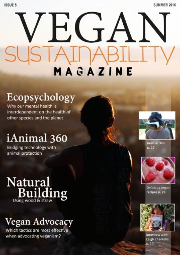 Vegan Sustainability Magazine - Summer 2016