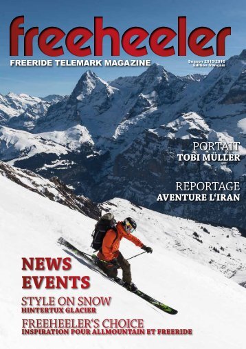 Freeheeler Telemark Magazin 2015/16 francaise