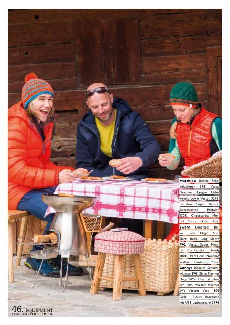 Freeheeler Telemark Magazin 2015/16 francaise