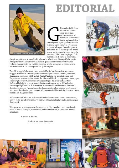 Freeheeler Telemark Magazin 2015/16 italiano