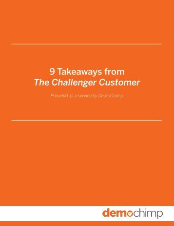 9 Takeaways from The Challenger Customer