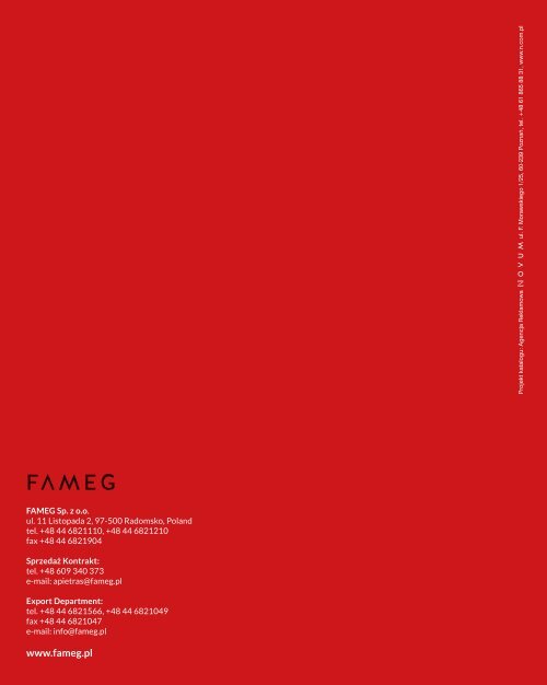 Fameg Contract Catalog