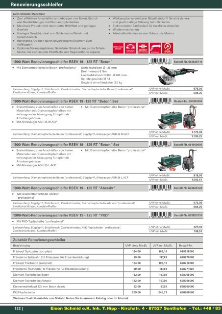 Metabo Katalog