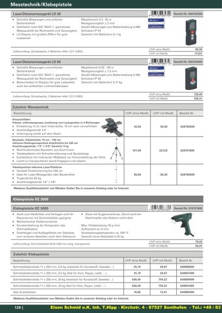 Metabo Katalog