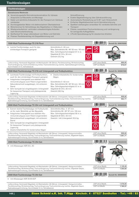 Metabo Katalog