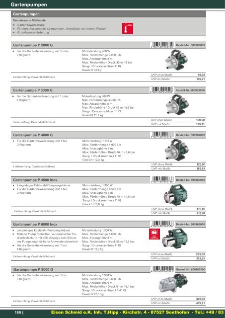 Metabo Katalog