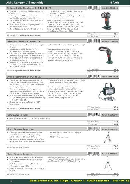 Metabo Katalog