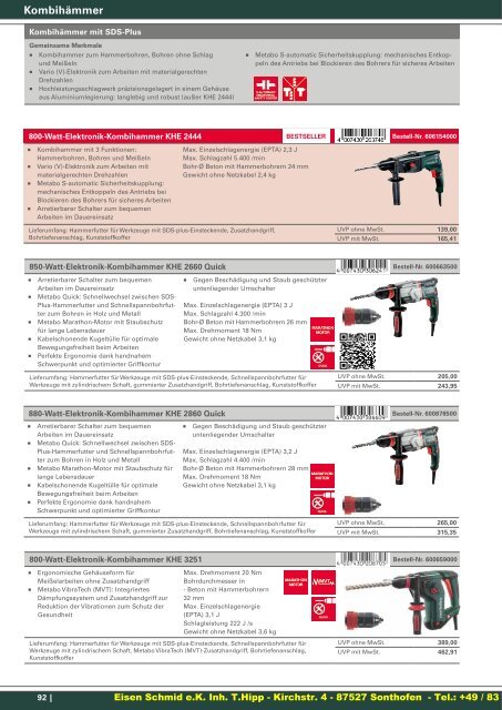 Metabo Katalog