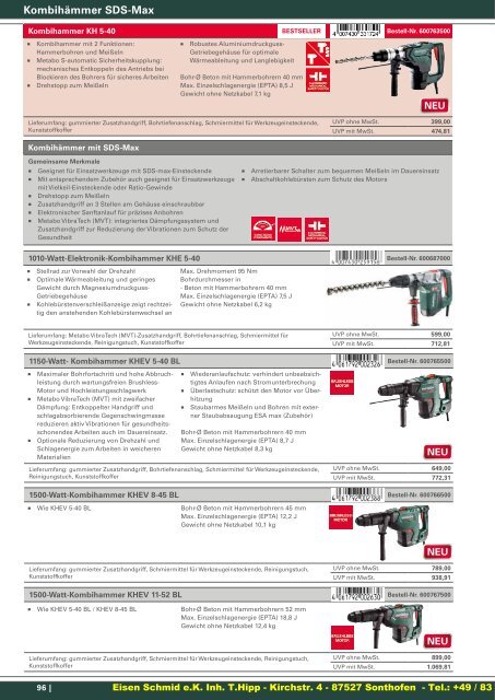 Metabo Katalog