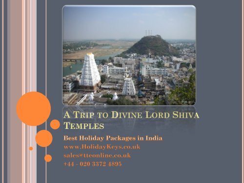 A Trip to Divine Lord Shiva Temples - HolidayKeys.co.uk