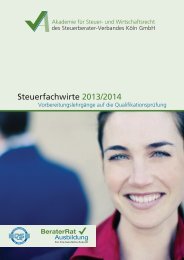 Steuerfachwirte 2013/2014