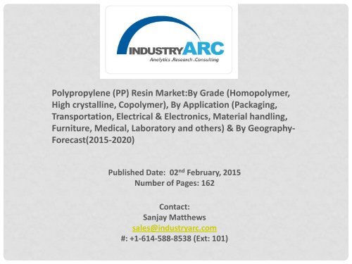 Polypropylene (PP) Resin Market