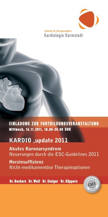 KArdIO -update 2011 - Kardiologie Darmstadt